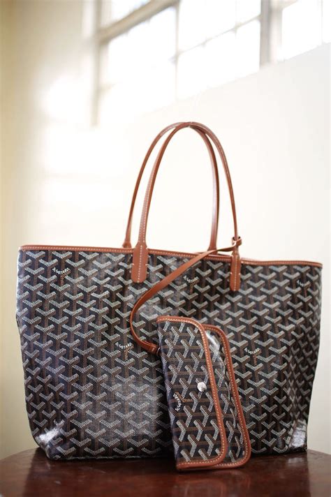 tan goyard tote|Goyard canvas bag.